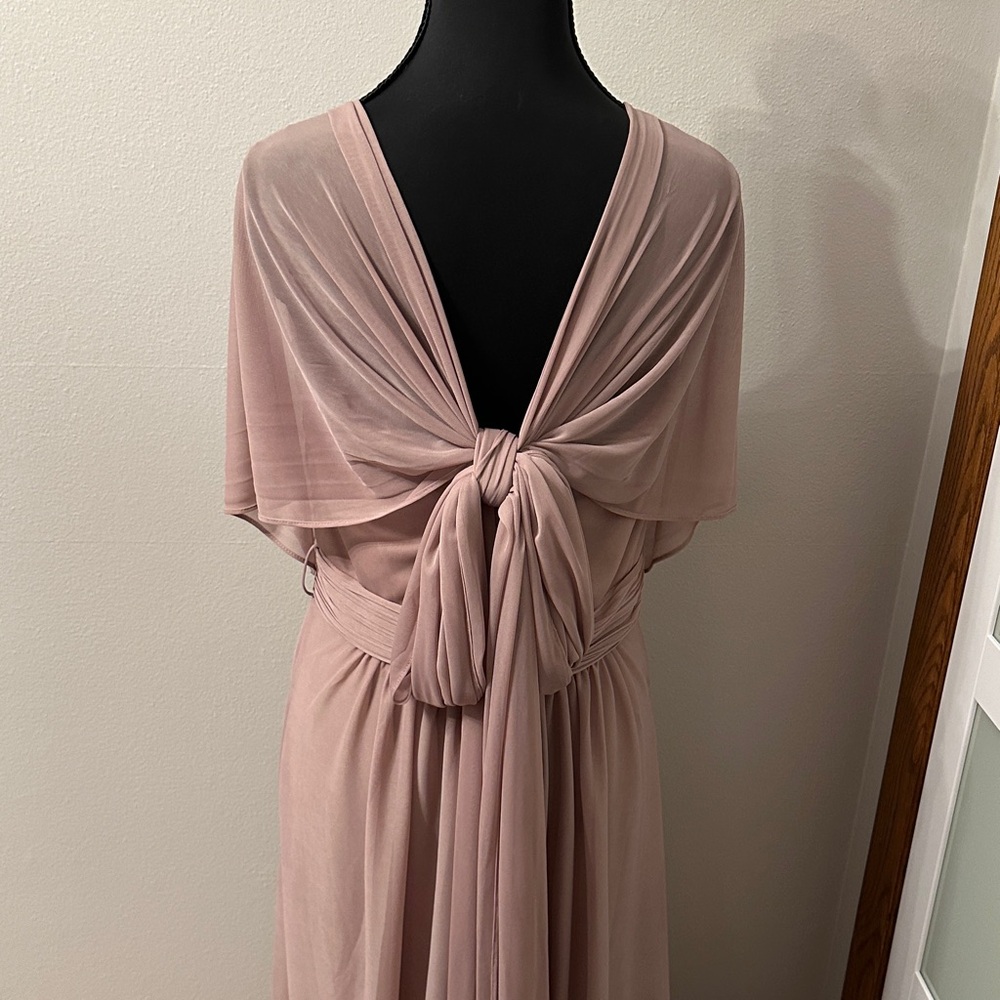 Birdy Grey Mauve multi-way Maxi Dress Bridesmaid - Picture 5 of 11